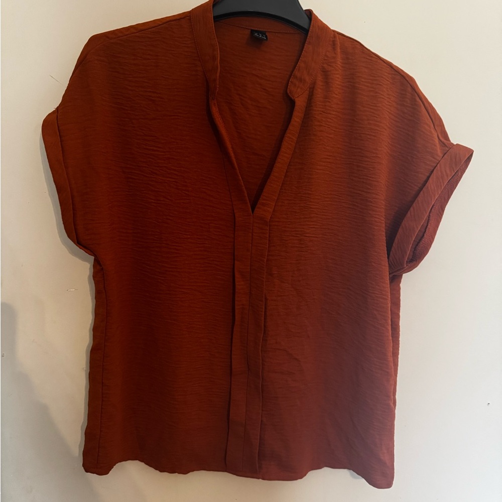 Rust Orange Women's Top
